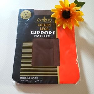 Just In: Brand New French Coffee Golden Legs Support Pantyhose
